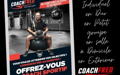 Coaching Individuel, en Duo, en petit groupe en salle, à domicile ou en extérieur