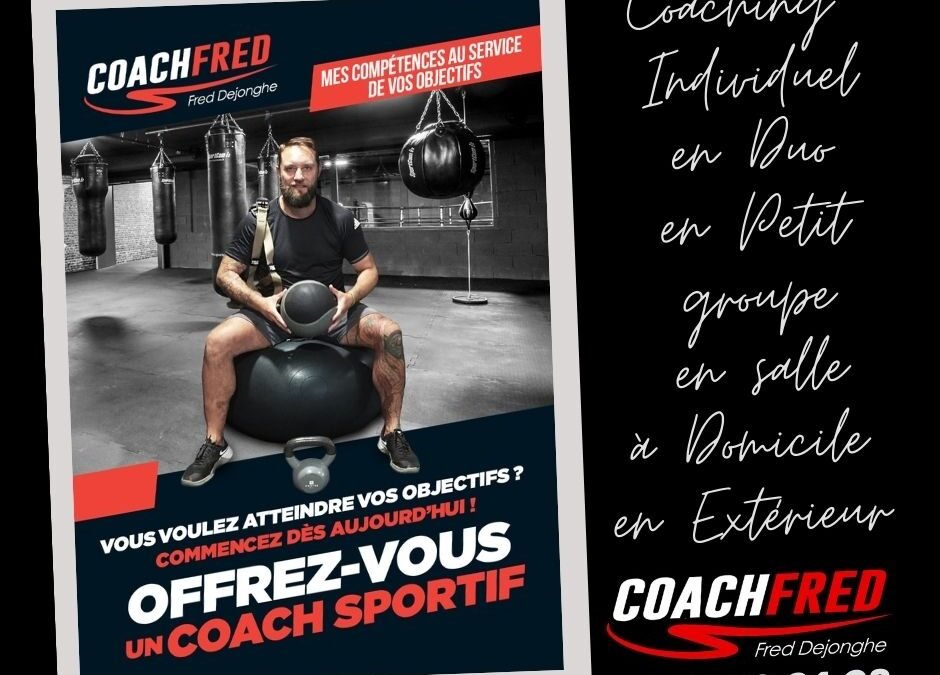 Coaching Individuel, en Duo, en petit groupe en salle, à domicile ou en extérieur